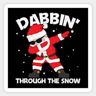 Dapping Trought the Snow- Christmas Gift Magnet